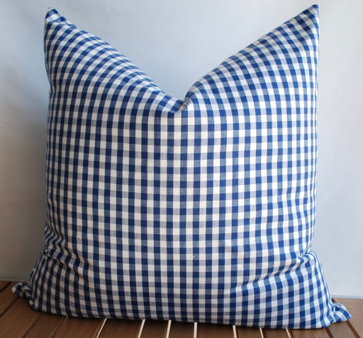 Blue and White Gingham